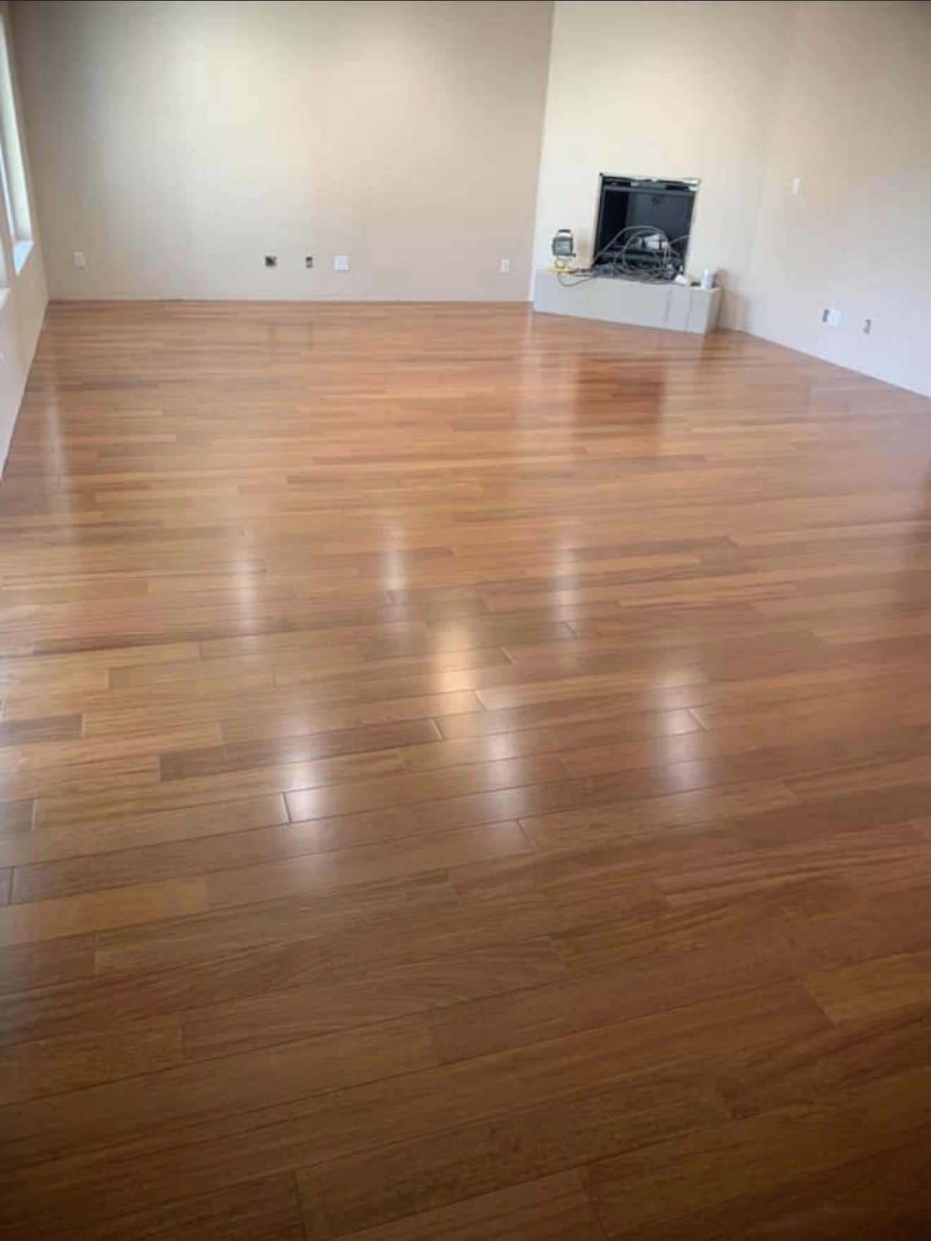 Hardwood flooring installation